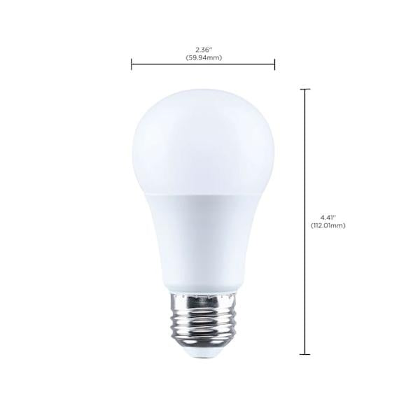 9.4 watt 120 volt A19 Medium Screw Base 2700K Warm White Dimmable LED - Image 2