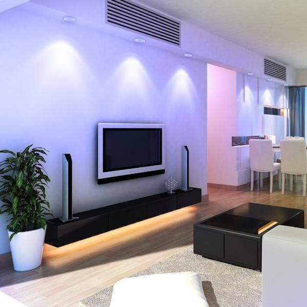 7.2 watt 120 volt BR30 Medium Screw Base Color Changing CCT Selectable Smart Dimmable LED - Image 2