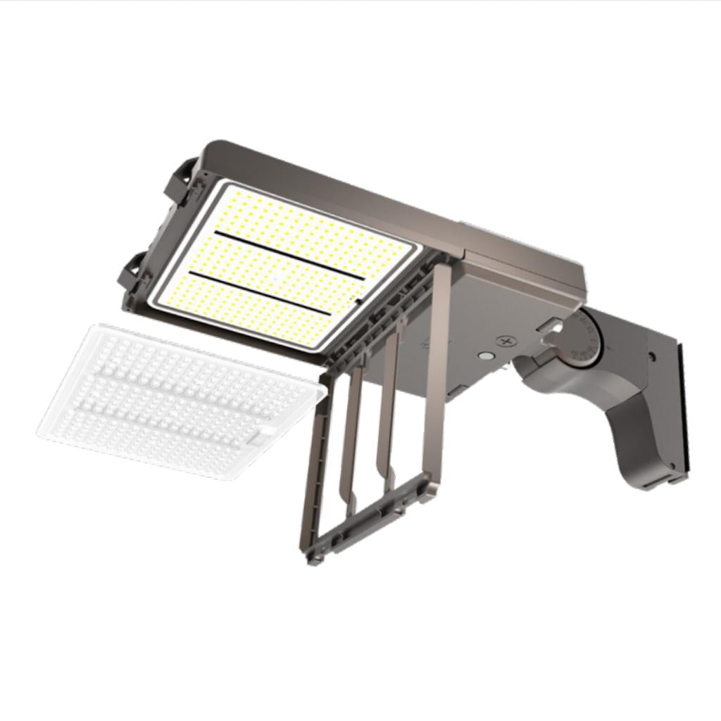 Keystone 100 watt 120/277 volt CCT Selectable LED Area Light