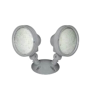 2/1 watt Selectable volt Gray Outdoor LED Emergency Light
