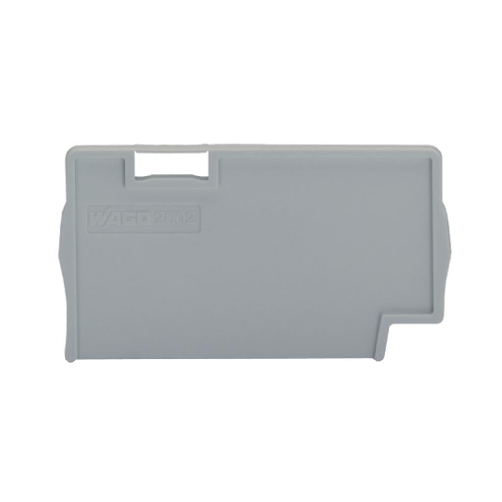 Wago 2.3" Gray End/Intermediate Plate Separator