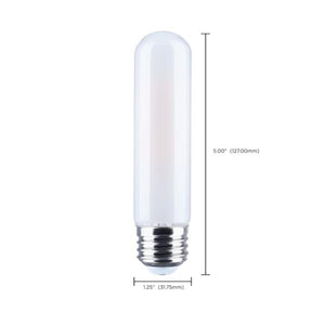 8 watt 120 volt T10 Medium Screw (E26) Base 2700K Tubular LED Light Bulb - Image 3