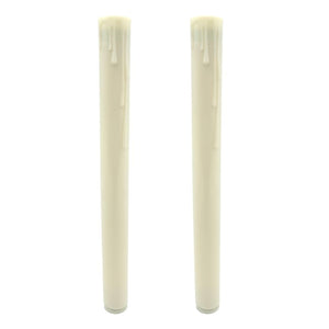 8.6" Rechargeable Ivory USB-C Electric Replacement Tube (2 Pack)