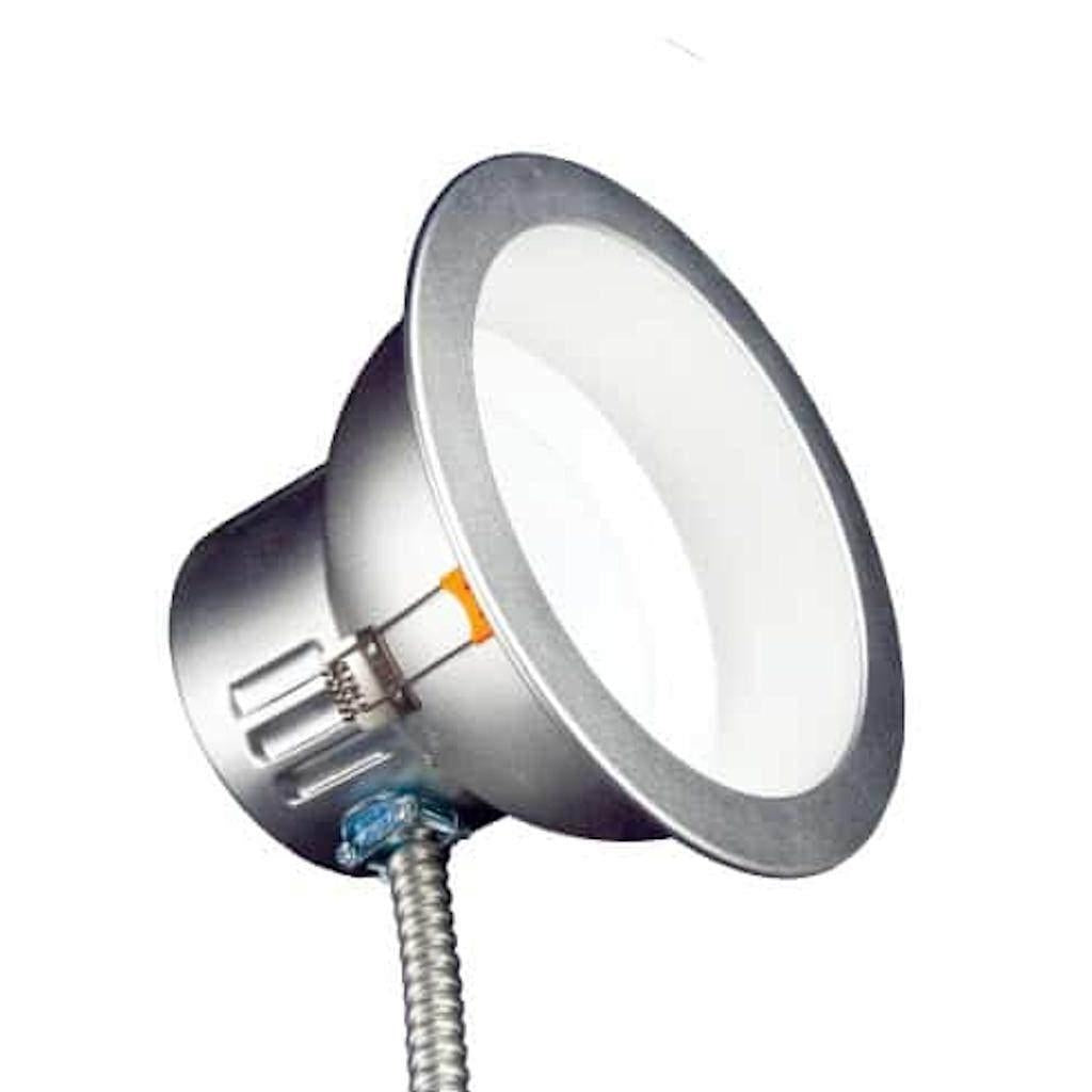 6" Selectable watt 120/277 volt CCT Selectable Diffuser Recessed LED Downlight