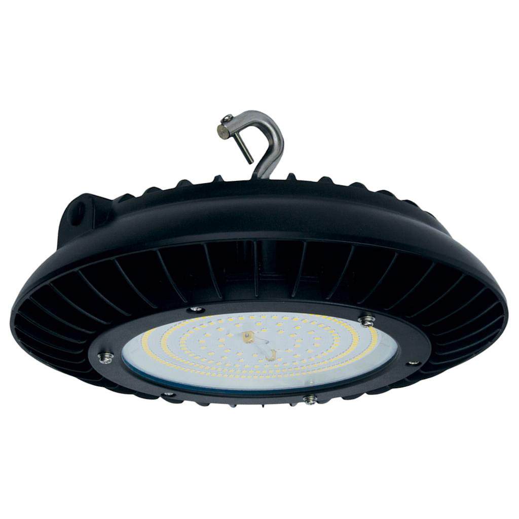 TCP 100 watt 120/277 volt 5000K Dimmable Black LED Round High Bay