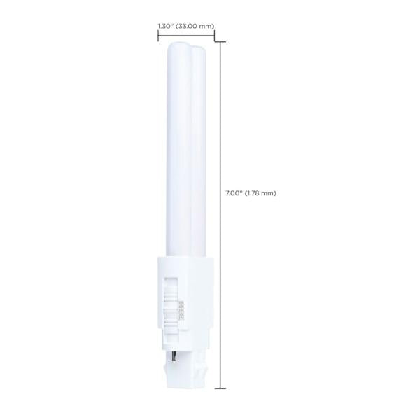 5 watt 120/277 volt PLS 4-Pin Base CCT Selectable LED Light Bulb - Image 4