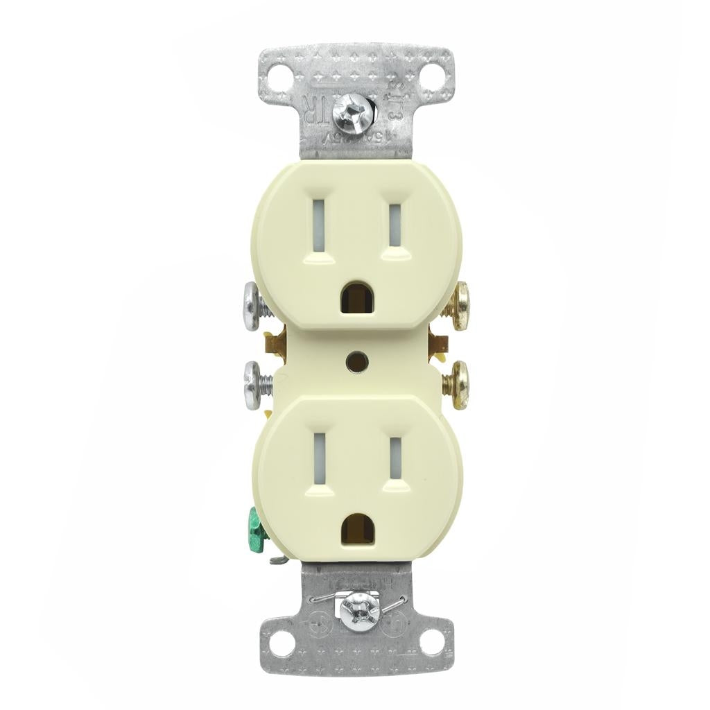 Hubbell 15A 125 volt Duplex Receptacle Wall Outlet