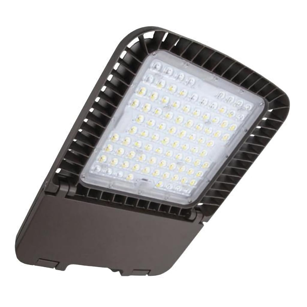 100 watt 120/277 volt  5000K Daylight Bronze Dimmable LED Area Light