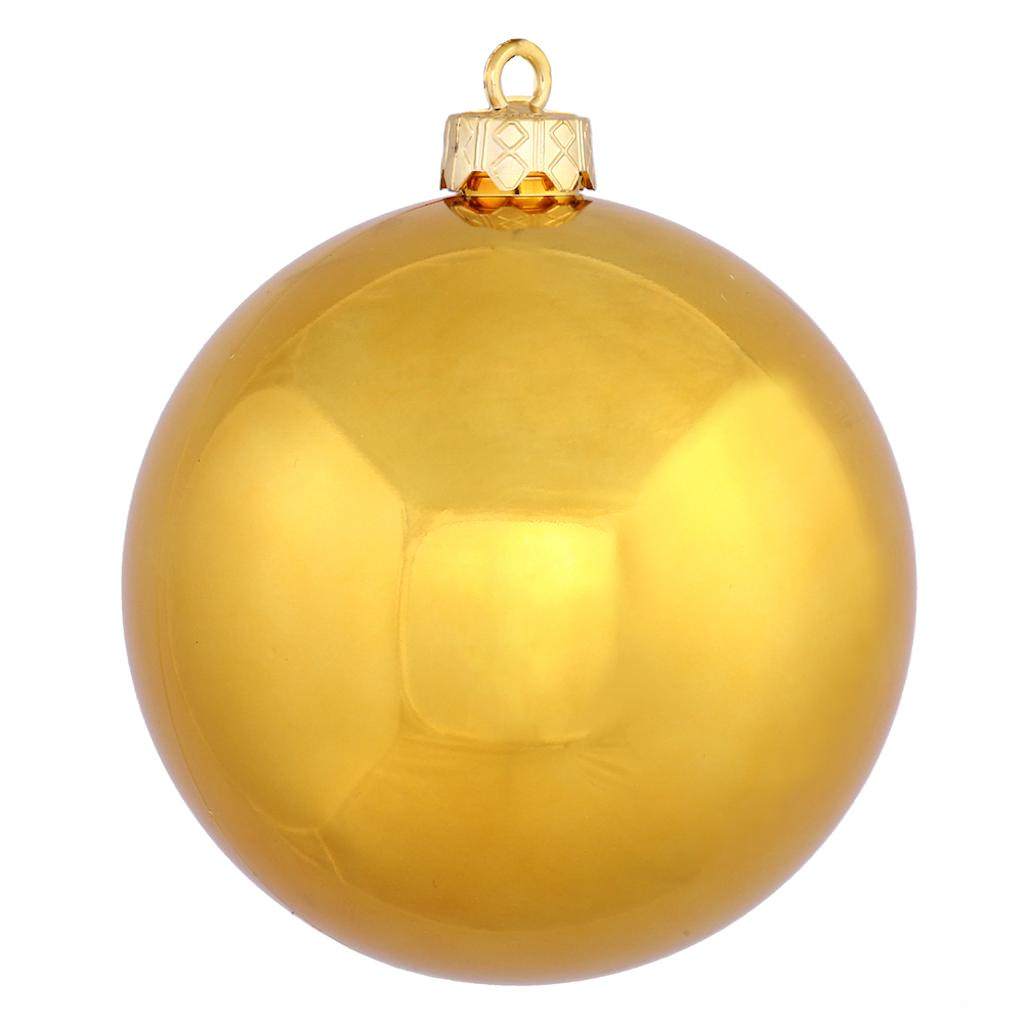 Vickerman 15.75" Antique Gold Shiny Ball Ornament