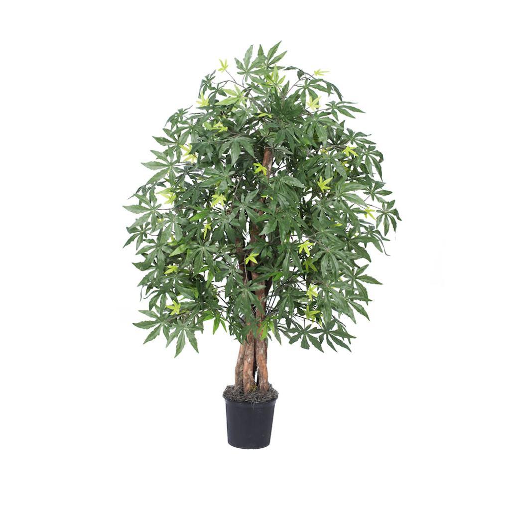 Vickerman 48" Artificial Potted Japanese Maple Extra Full Bush