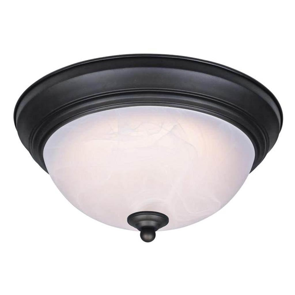 15" 25 watt 120 volt CCT Selectable Oil Rubbed Bronze Flush Mount LED Light Fixture