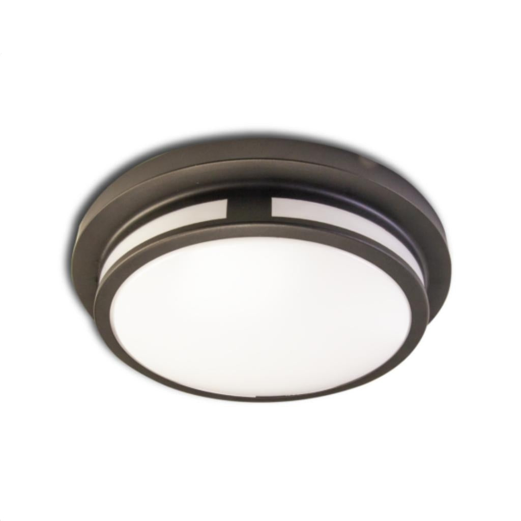 11" 24 watt 120 volt CCT Selectable Oil-Rubbed Bronze LED Flush Mount Fixture