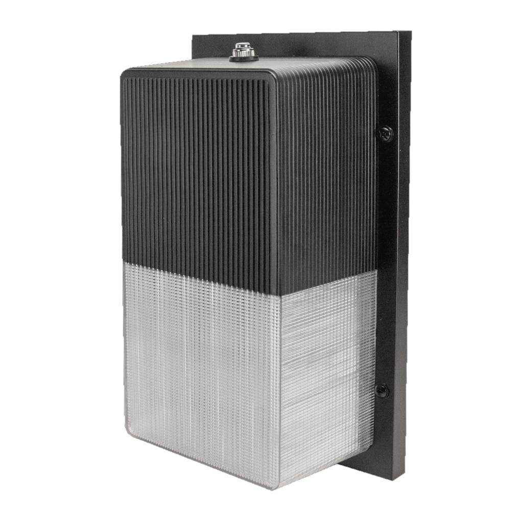 TCP 15 watt 120 volt 5000K Square Black LED Security Sconce