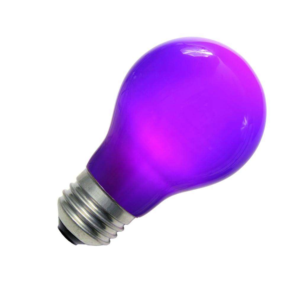 Vickerman 1.2 watt 120 volt A19 Medium Screw Purple Ceramic LED