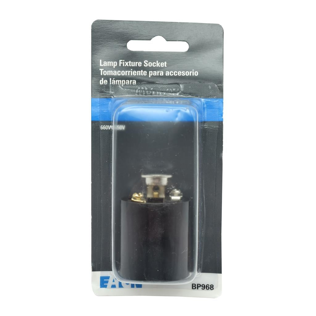Eaton 600 watt 125 volt Keyless Medium Screw Phenolic Socket