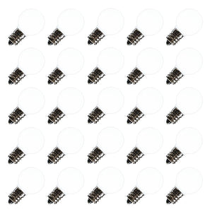 0.4 watt 120 volt G30 Candelabra Screw Base Pure White Faceted LED (25 pack)