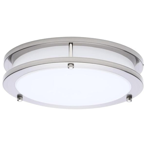 Nuvo Lighting 18 watt 120 volt CCT Selectable Brushed Nickel LED Flush Mount Light