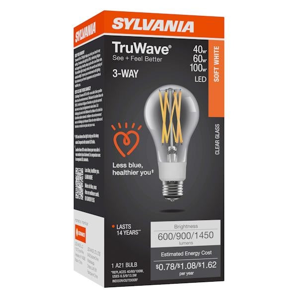 Selectable watts 120 volt A21 Medium Screw Base 2700K Warm White Selectable Lumen Non-Dimmable LED - Image 2