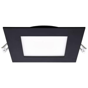 6" 12 watt 120 volt CCT Selectable Black Square Dimmable LED - Image 2