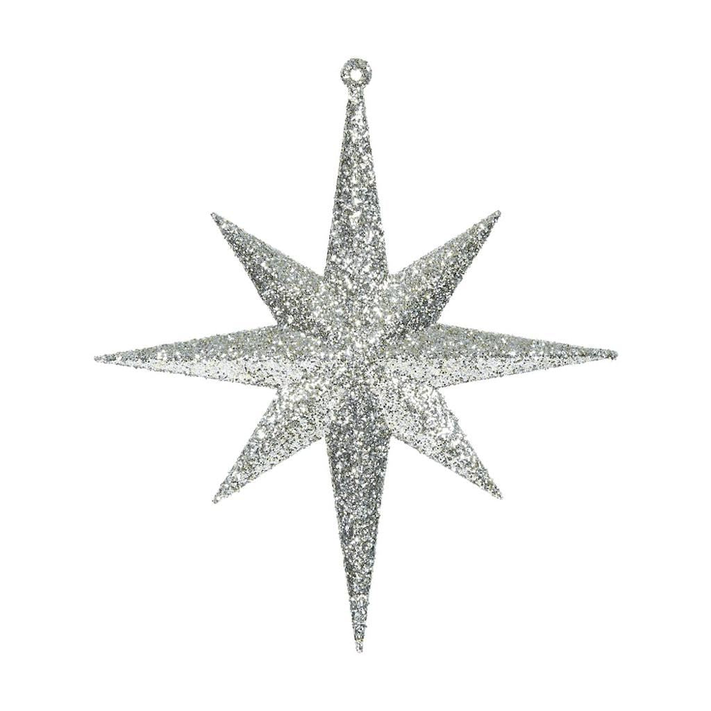Vickerman 8" Champagne Glitter Bethlehem Star Ornament (4 pack)