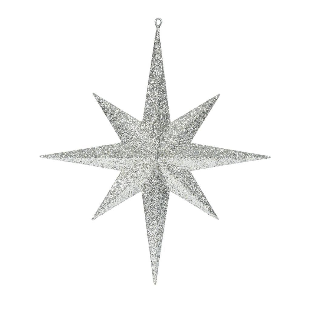 Vickerman 15.75" Champagne Glitter Bethlehem Star Ornament