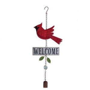 23" Cardinal Welcome Dangler