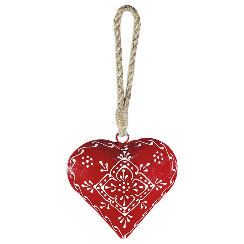 Sunset Vista Designs 5" Red Heart Christmas Ornament