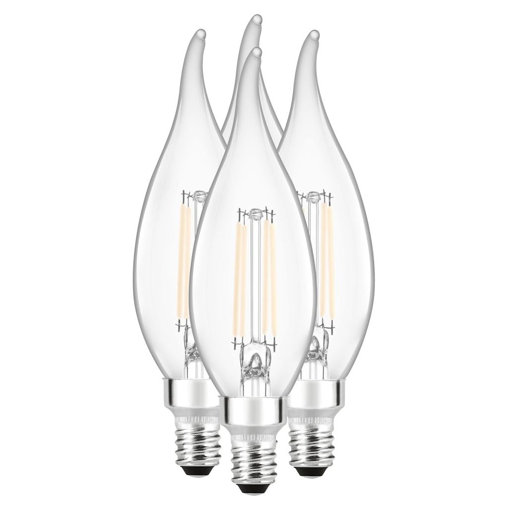 Sylvania B10 5.5W 3500K LED Light Bulb (4 Pack)