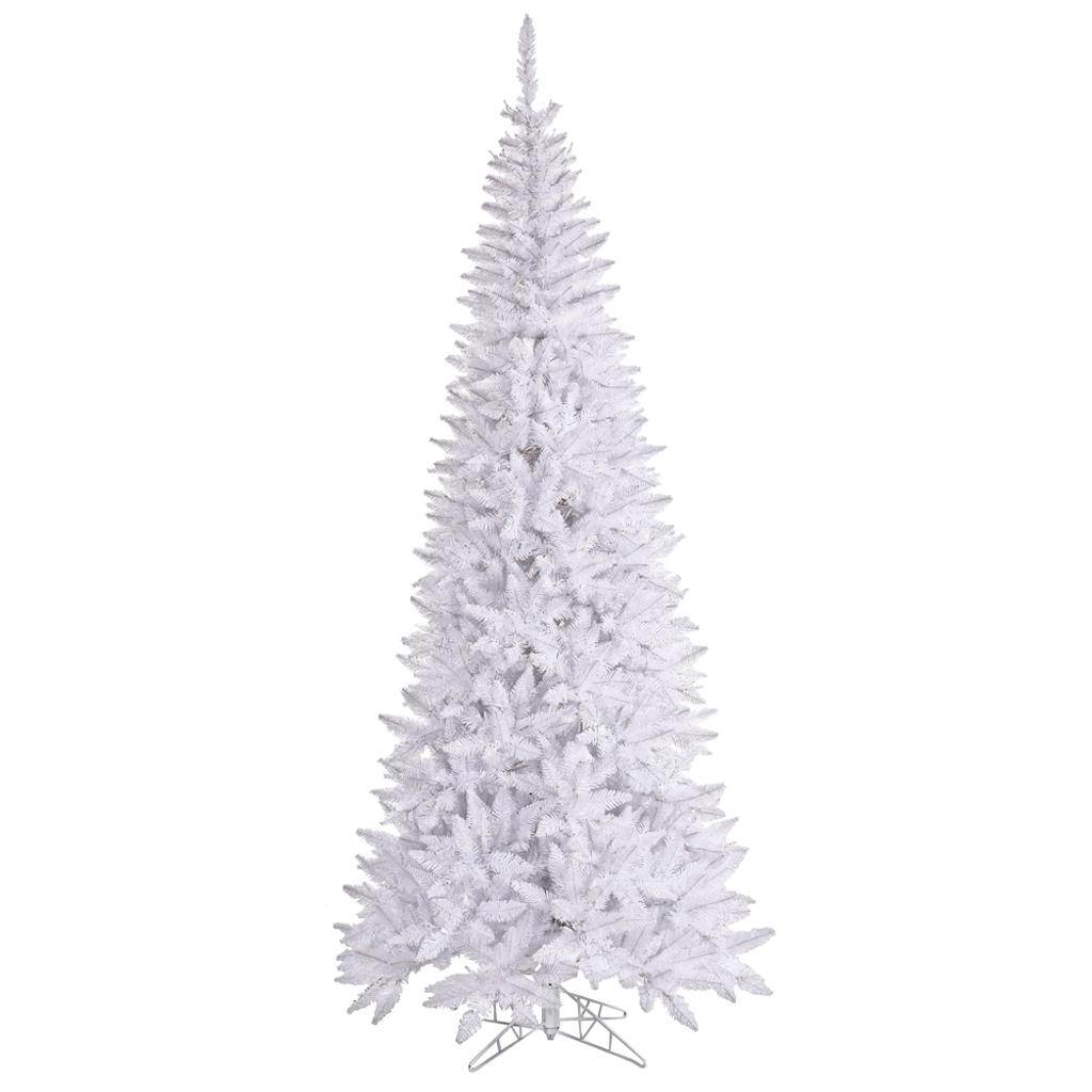 Vickerman 7.5' x 40" White Slim Fir Tree