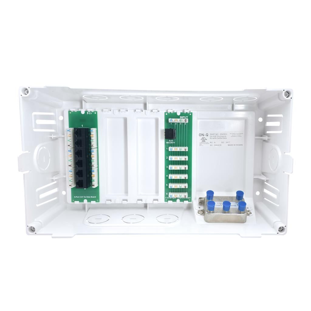 Legrand 8" MDU Enclosure Kit with CAT5E Data