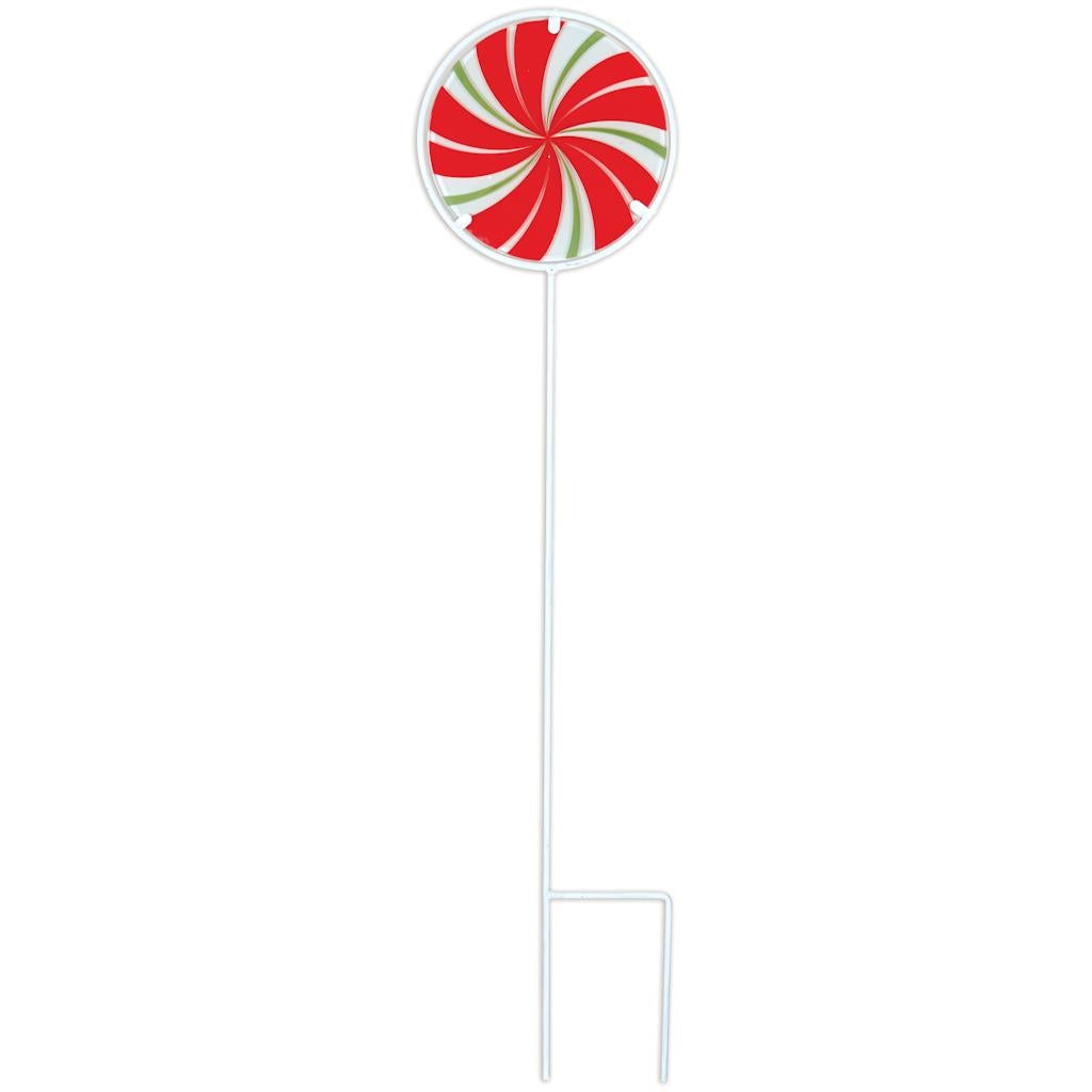 Sunset Vista Designs 5.5" Peppermint Glass Pick Glass