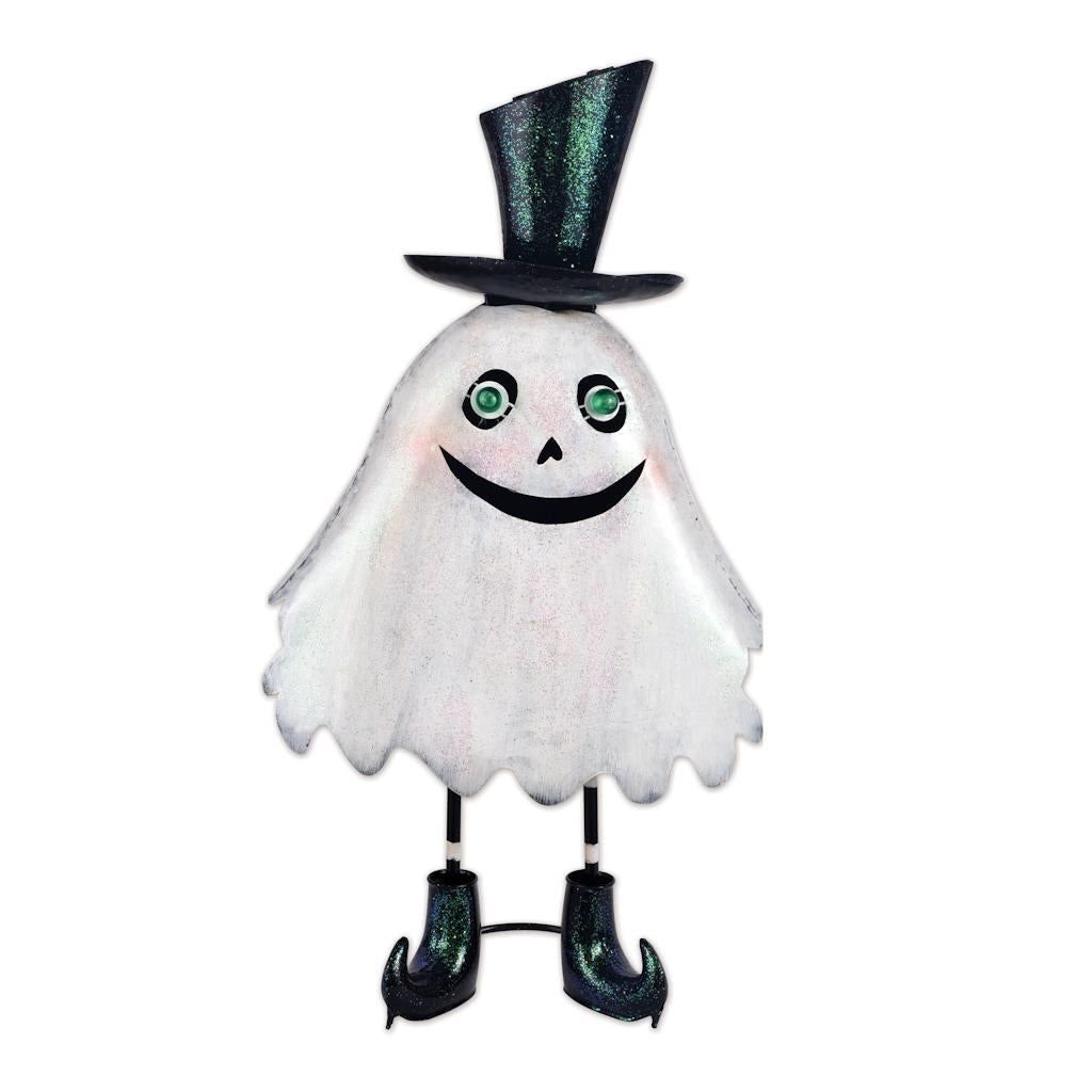 Sunset Vista Designs 26" Seymour the Ghost Solar Halloween Sculpture