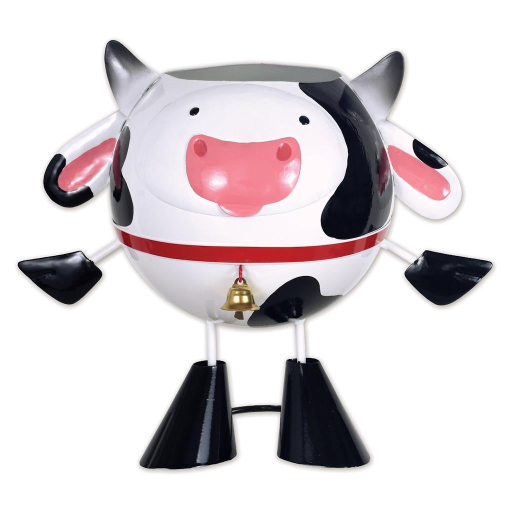 Sunset Vista Designs 11" De Ja Moo Cow Planter
