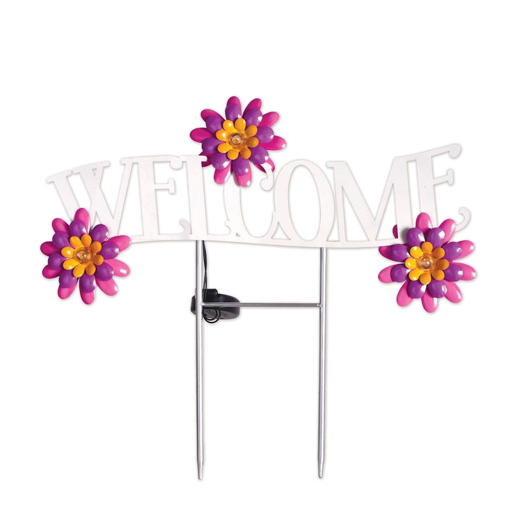 Sunset Vista Designs 20.9" Welcome Sign Lawn Stake