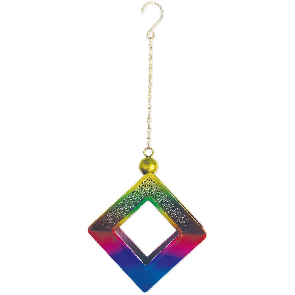 Sunset Vista Designs 15.4" Diamond Rainbow Bird Feeder