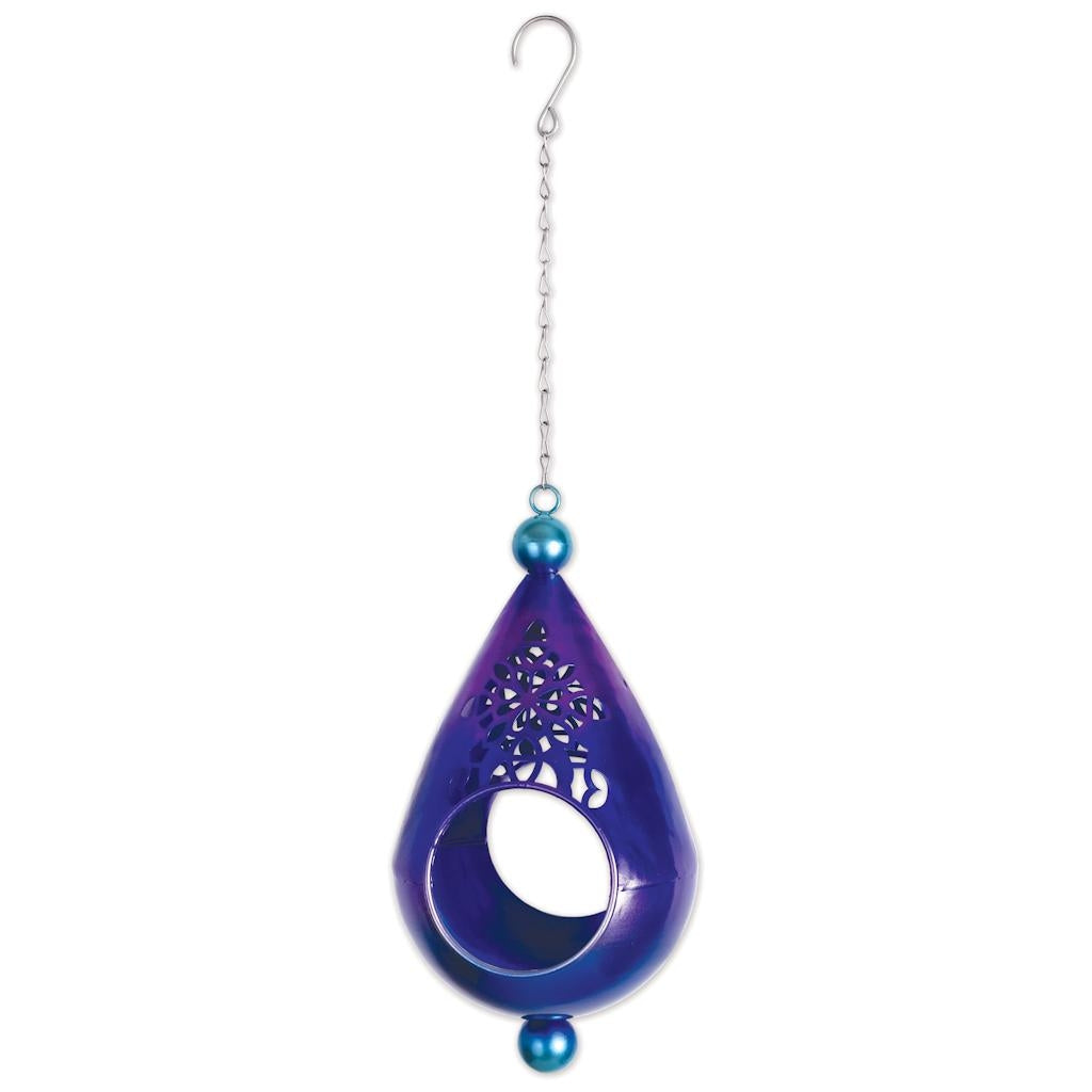 Sunset Vista Designs 17.2" Blue/Purple Tear Drop Birdfeeder