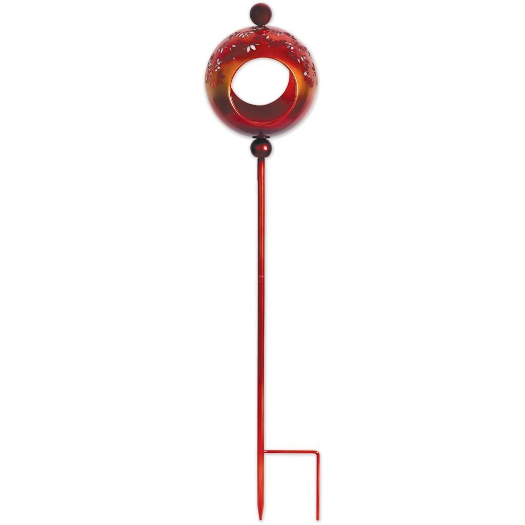 Sunset Vista Designs 29.9" Round Tequila Sunrise Birdfeeder Lawn Stake