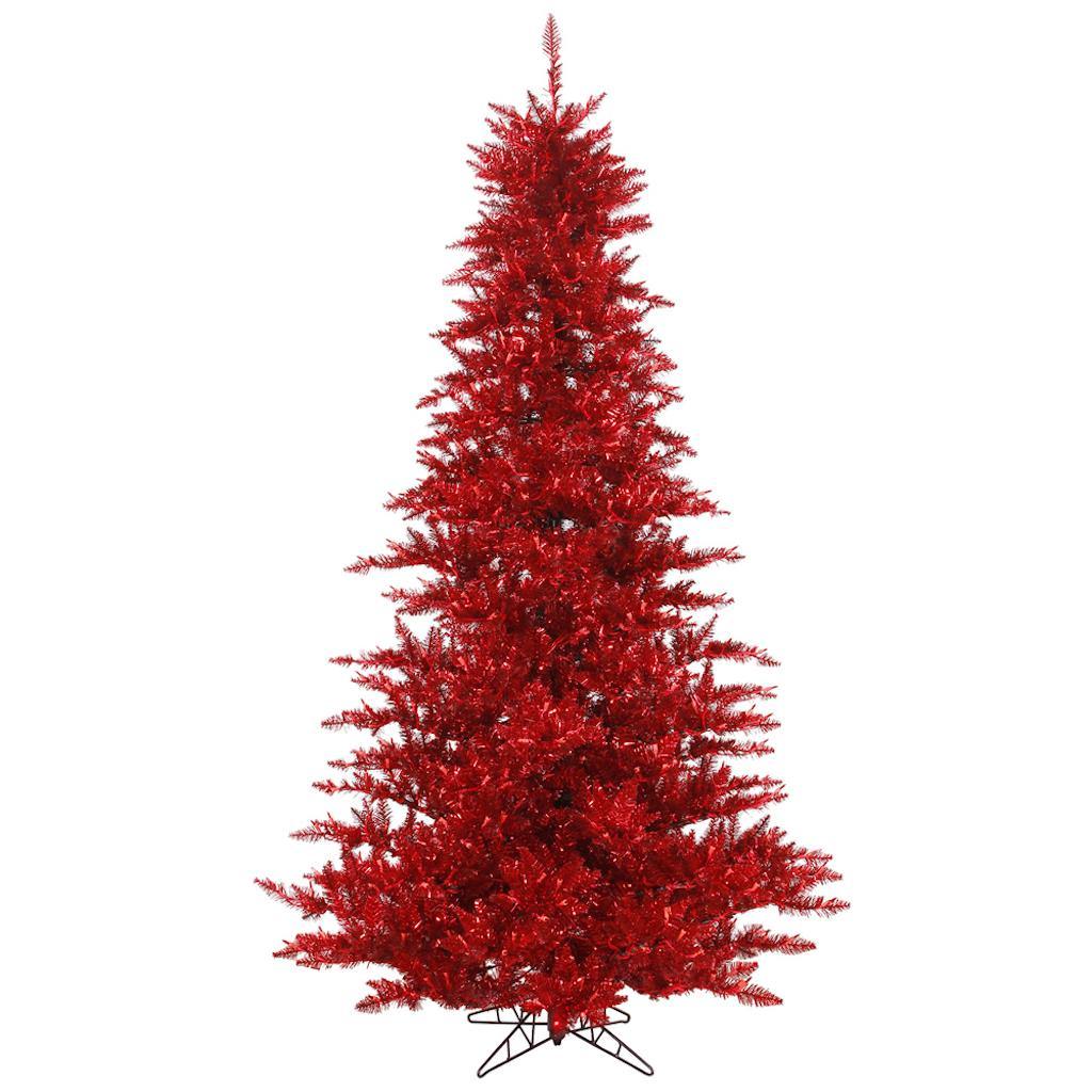 Vickerman 6.5' x 46" Tinsel Red Fir Tree
