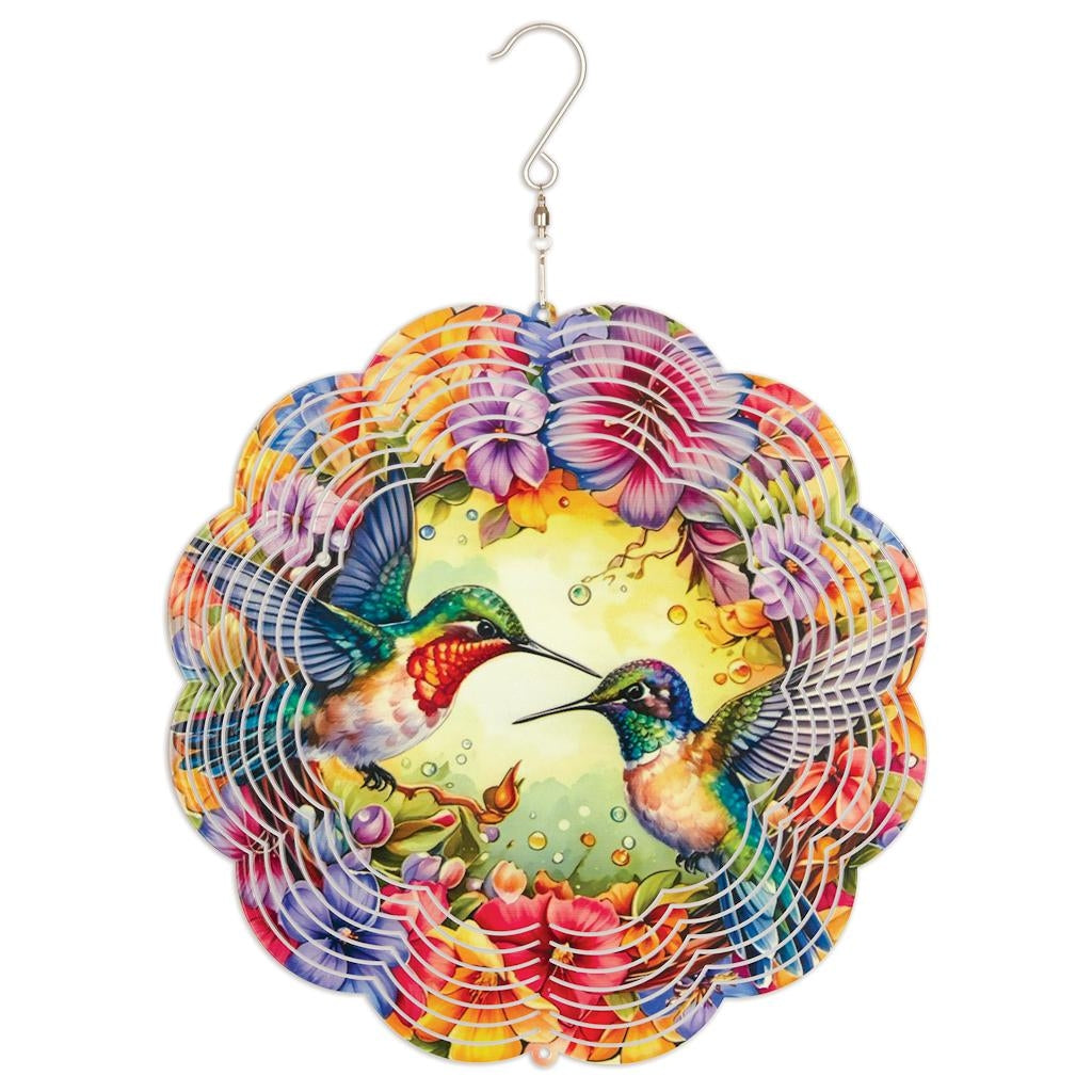 Sunset Vista Designs 11" Dancing Hummingbirds Wind Spinner