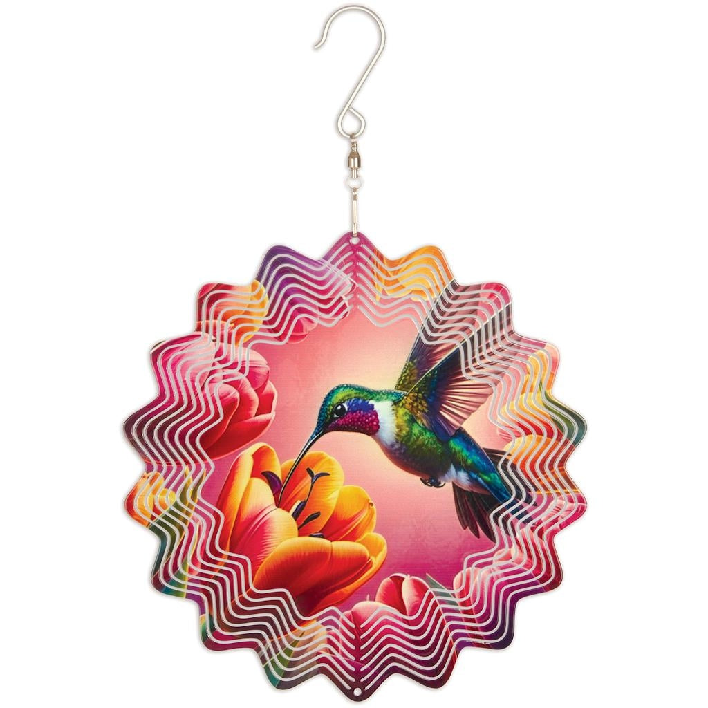 Sunset Vista Designs 8" Ruby Hummingbird Wind Spinner