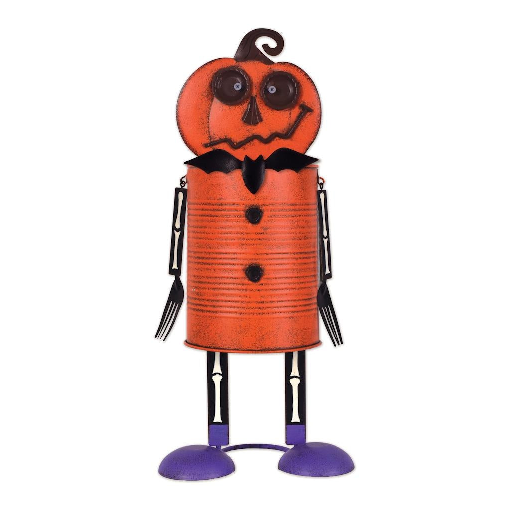 Sunset Vista Designs Pumpkin-Can Halloween Porch Greeter