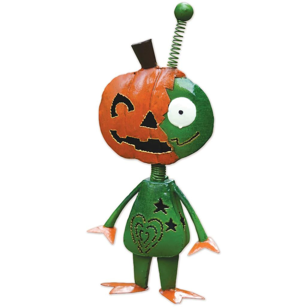 Sunset Vista Designs 12.8" Peepers Pumpkin Alien Figurine