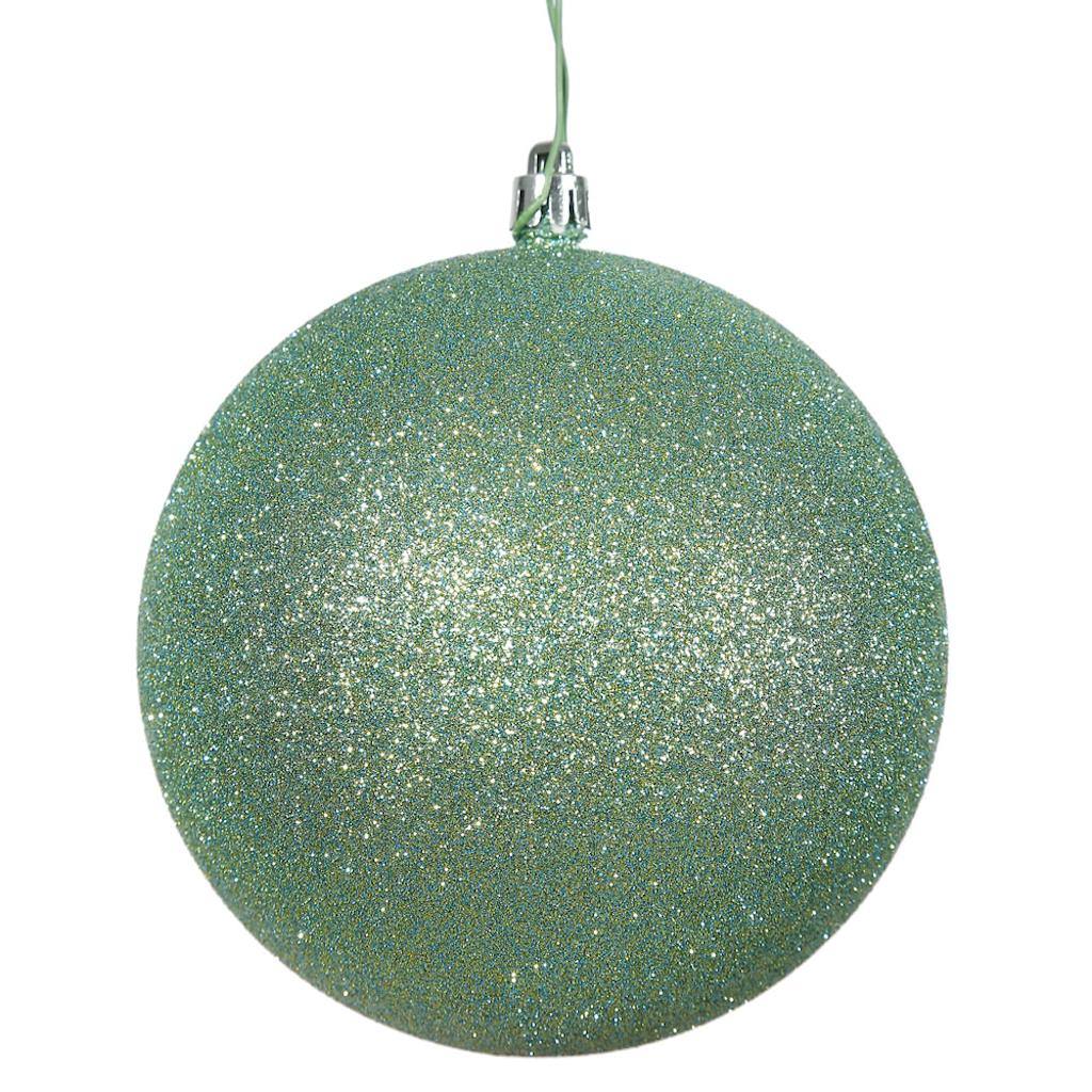 Vickerman 10" Seafoam Glitter Ball Ornament