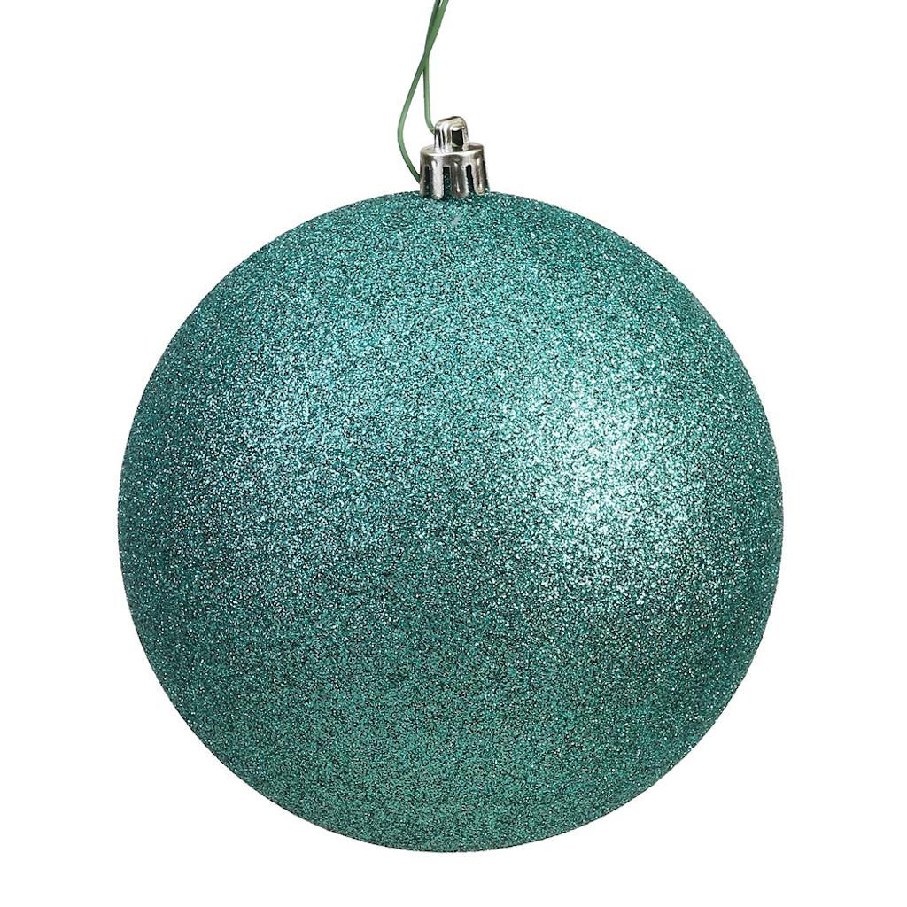 Vickerman 12" Seafoam Glitter Ball Ornament
