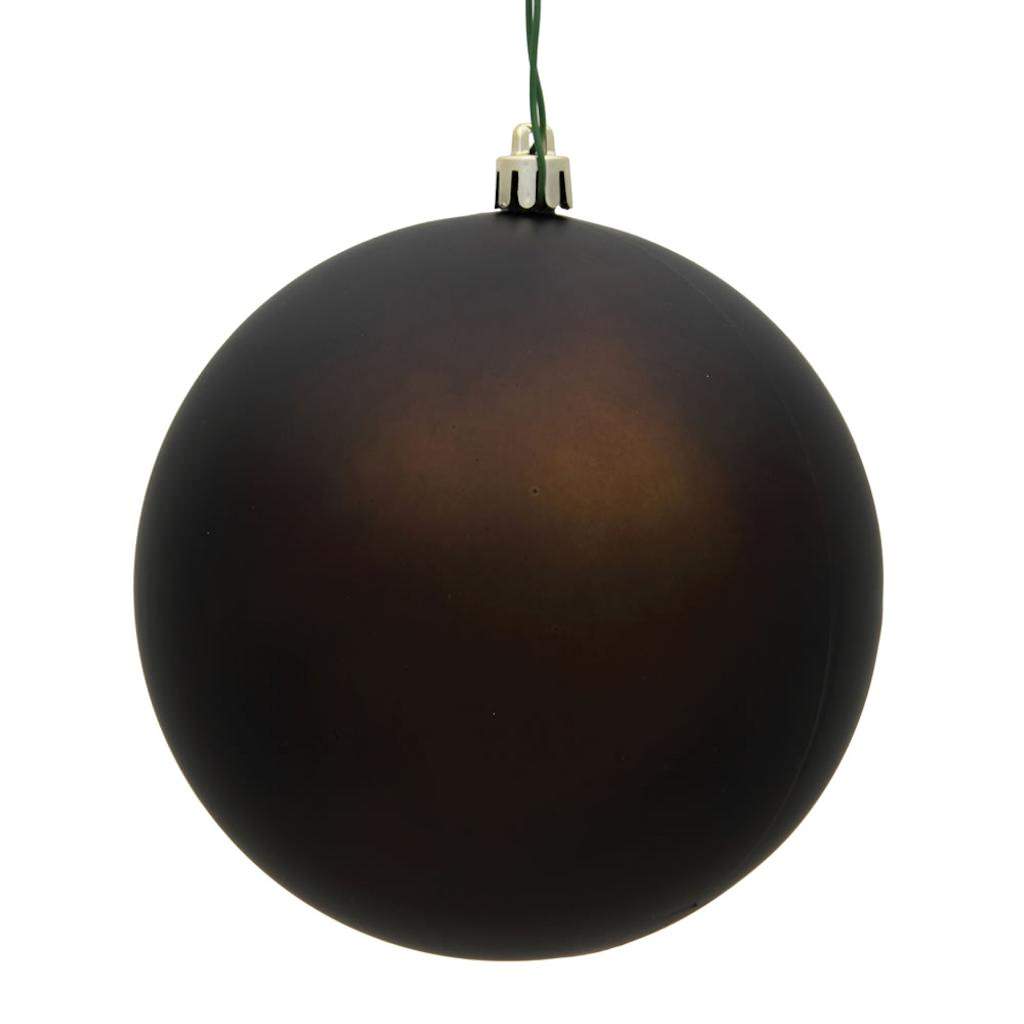 Vickerman 2.4" Chocolate Matte Ball Ornament (24 pack)