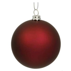 3" Wine Matte Ball Ornament (32 pack)