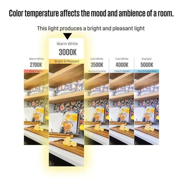 8 watt 120 volt A19 Medium Screw Base 3000K Warm White Dimmable LED - Image 3
