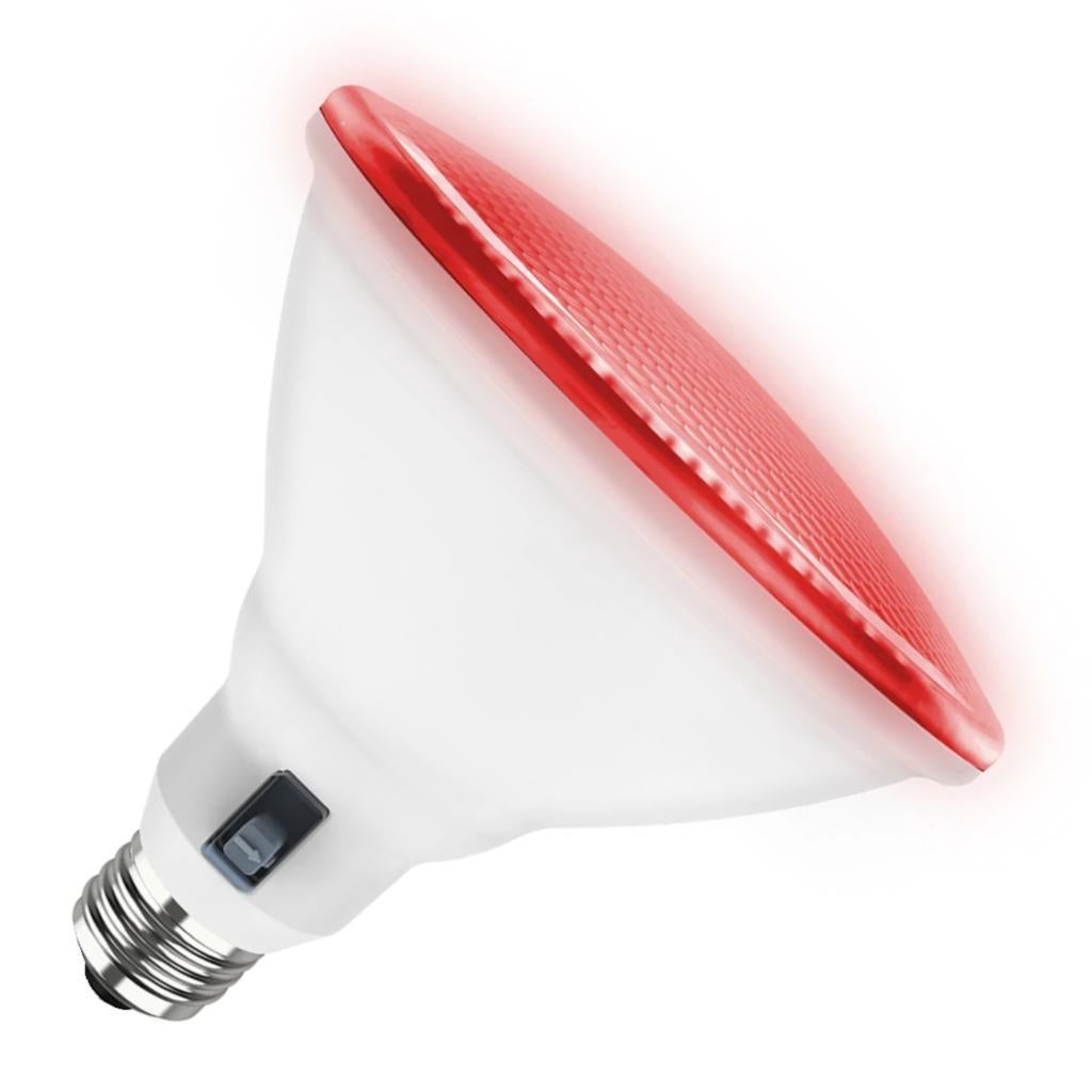 5 watt 120 volt PAR38 Medium Screw Base 3000K/Red/Green LED Light Bub