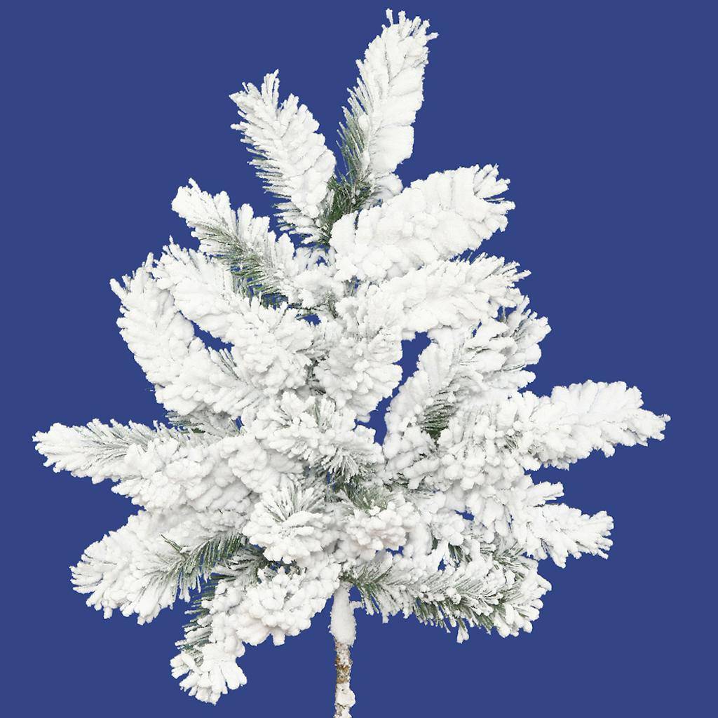 Vickerman 24" Artificial Flocked Alaskan Pine Spray (2 pack)