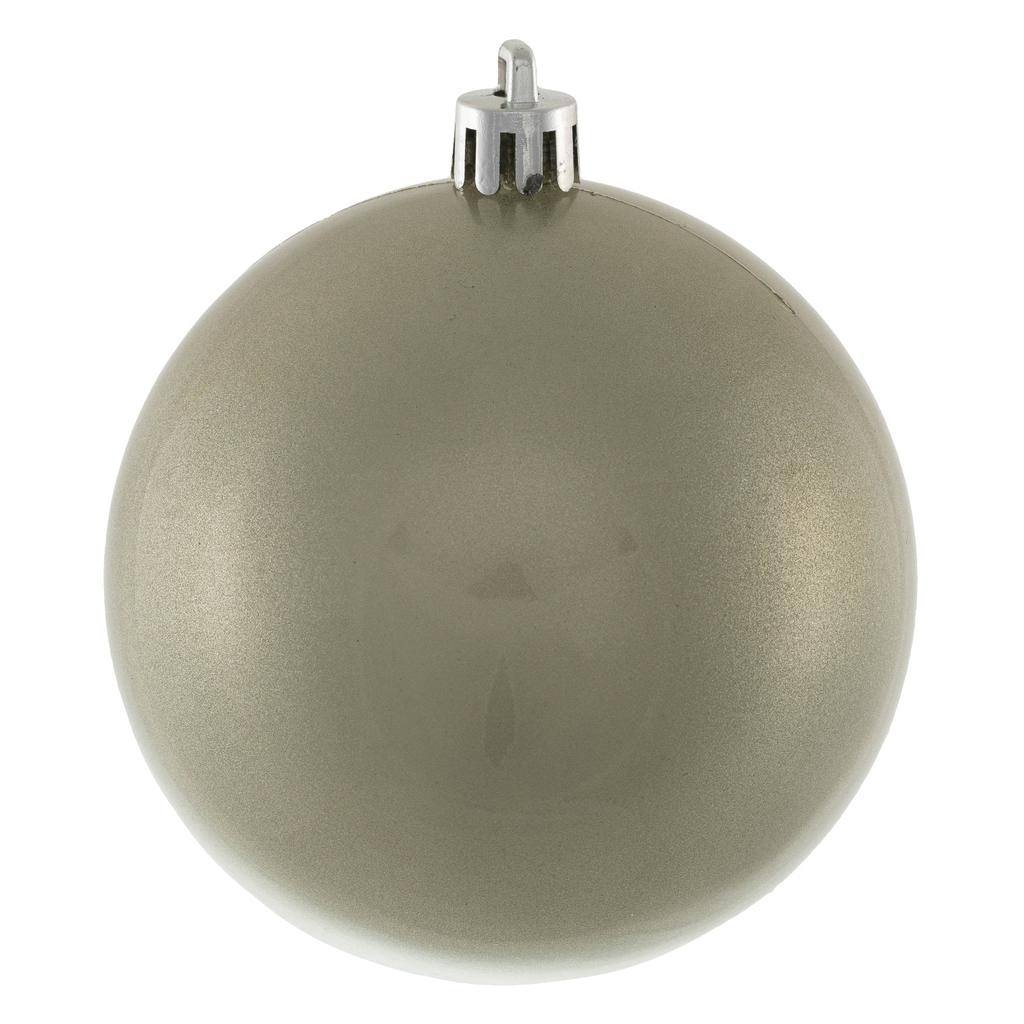 Vickerman 6" Limestone Candy Ball Ornament (4 pack)